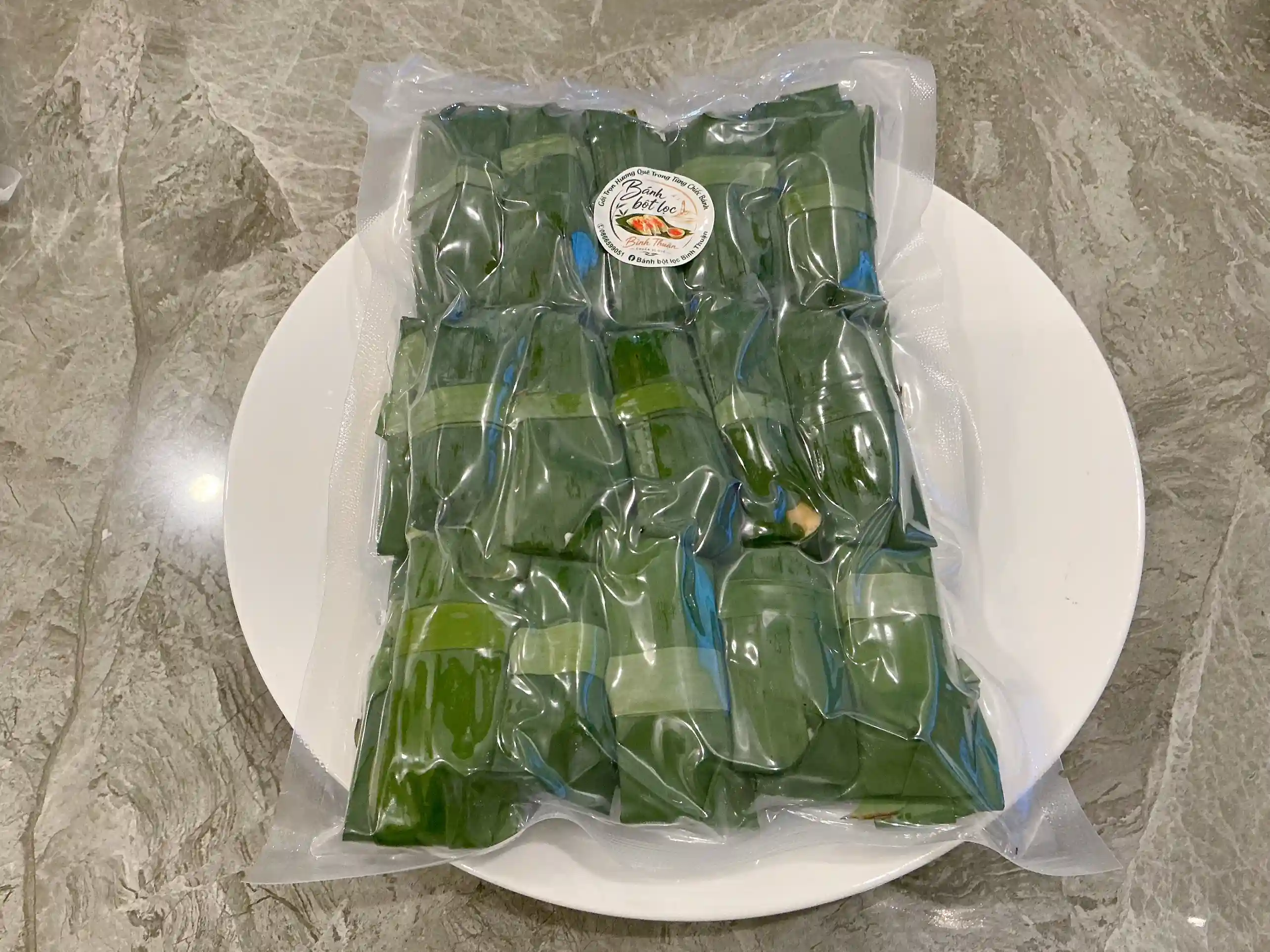 Set 30 bánh lá sống - Nhân 2 tôm / tôm thịt