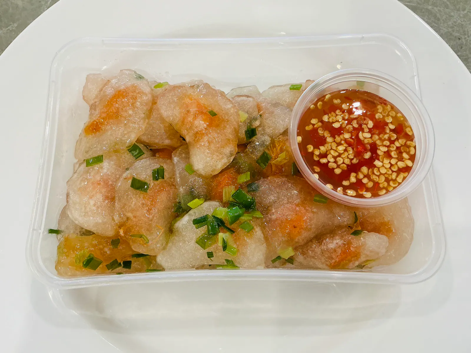 Hộp 450g bánh trần chín - Nhân tôm